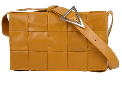 Cassette, &pound;950, Handbags, Orange, Leather, Front view